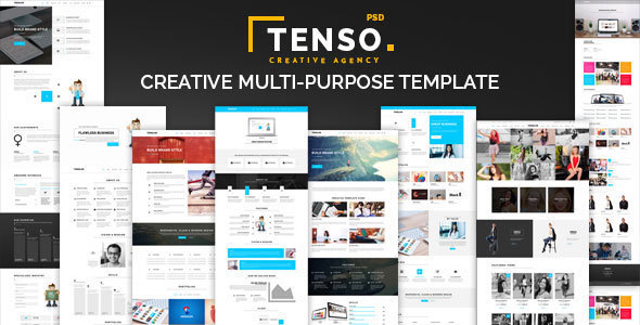 Tenso - Creative Multi-Purpose PSD Template