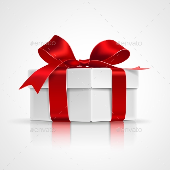 Gift with Red Bow