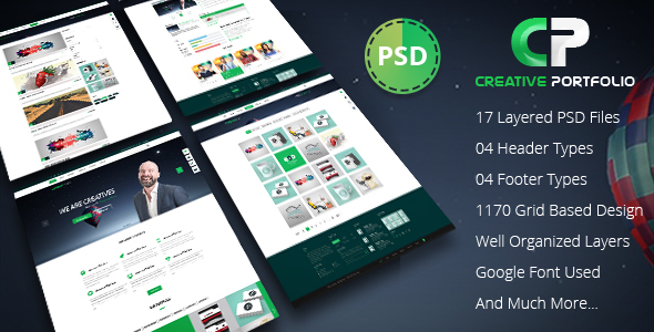 Creative Portfolio PSD Template