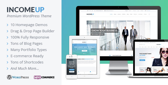 IncomeUp - Multipurpose WordPress Theme