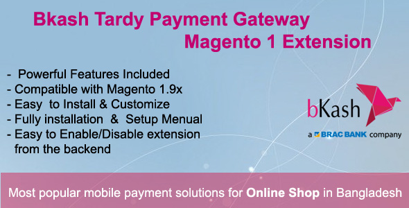 Bkash Tardy Payment Gateway Magento1 Extension