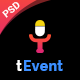 T Event - Event Conference & Meetup PSD Template - ThemeForest Item for Sale