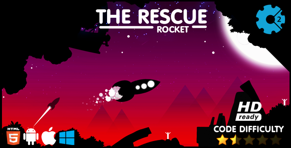 The Rescue Rocket HTML5 Game