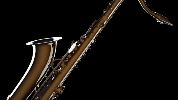 Golden Tenor Saxophone