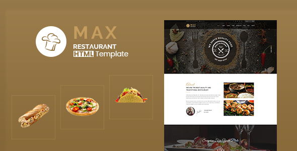 Max Restaurant - Responsive HTML Template