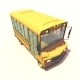 Low Poly School Bus - 3DOcean Item for Sale