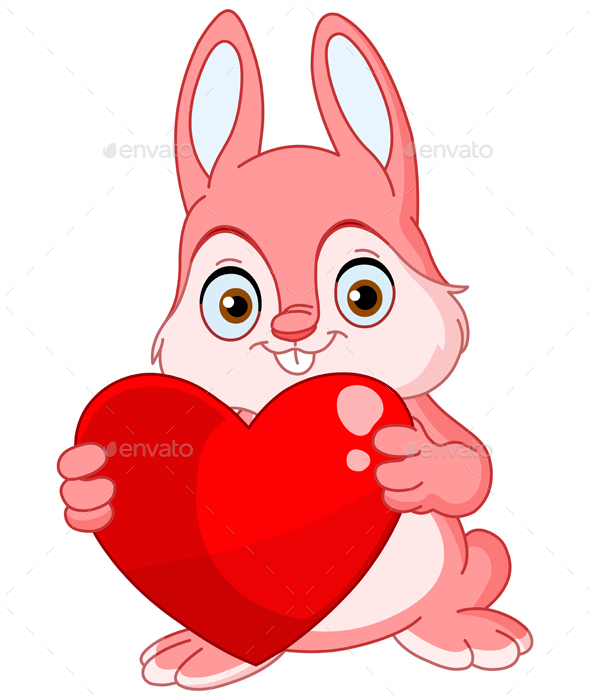 Winter Bunny Valentine