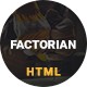 Factorian - Minimal factory & industry HTML Template - ThemeForest Item for Sale