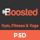 Boosted - Gym, Fitness & Yoga PSD Template - ThemeForest Item for Sale
