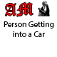 Person Getting into a Car