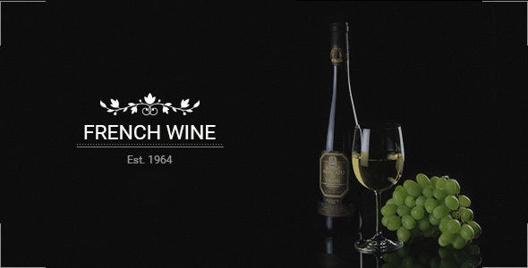 French Wine — HTML5 Store Template