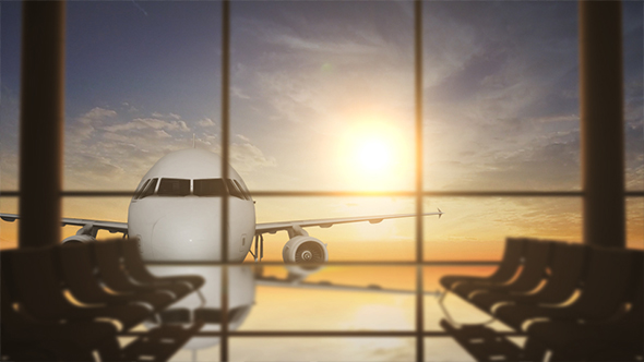 Empty Airport Terminal