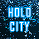 Holographic city scape particles - VideoHive Item for Sale