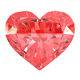 Red Heart Gemstone - 3DOcean Item for Sale