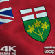 Ontario Flag 4K - VideoHive Item for Sale