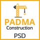 PADMA - One Page Construction PSD Template - ThemeForest Item for Sale