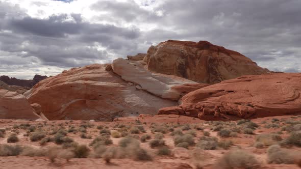 Rock formations at Valley of Fire State Park in Nevada, USA