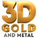 3D Gold and Metal Effects - GraphicRiver Item for Sale
