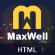 Maxwell - Multipurpose Responsive HTML5 Template - ThemeForest Item for Sale