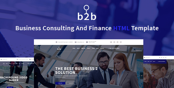 B2B - Business, Consulting, Finance & Corporate Template