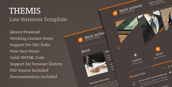 Themis - Law Lawyer Business Template