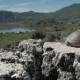 A Tortoise Looking From the Top of Amphitheatre Across the Ancient Port in Kaunos, Dalyan, Turkey. - VideoHive Item for Sale