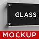 Rectangle Glass Plate Logo Mockup - GraphicRiver Item for Sale