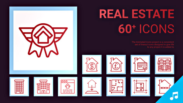 Real Estate Icons and Elements