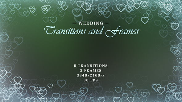Wedding Transitions and Frames