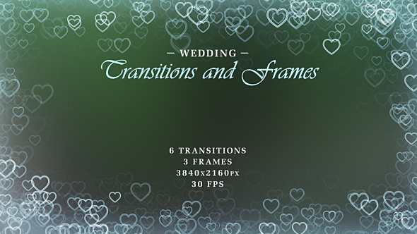 Wedding Transitions and Frames alt