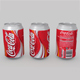 Coca Cola Can 02 - 3DOcean Item for Sale