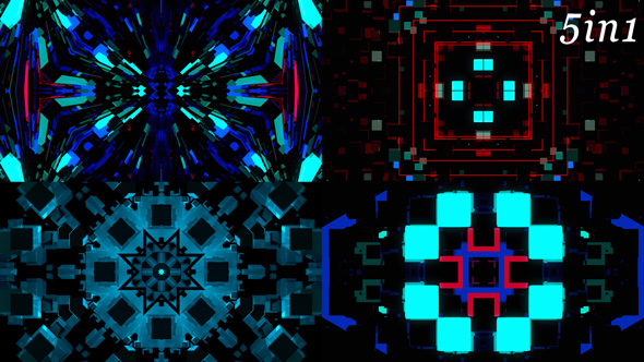 Epileptic Pulse - VJ Loop Pack (4in1)