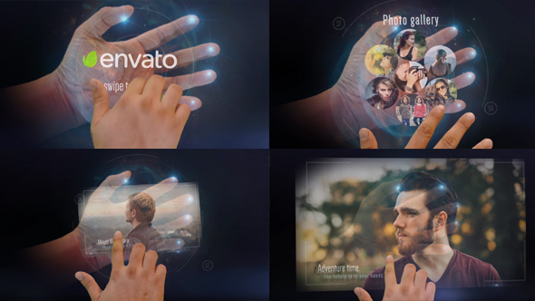 Interactive Hand Hologram Opener
