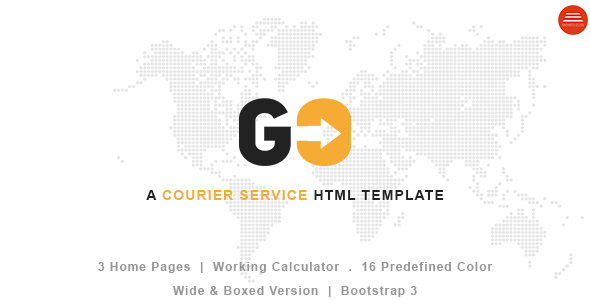 GO – A Courier & Delivery Service HTML Template
