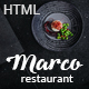 Marco - Modern & Unique Restaurant Template - ThemeForest Item for Sale