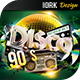Disco 90`s party flyer and poster - GraphicRiver Item for Sale