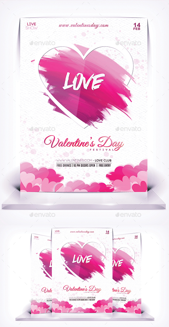 Love Valentines Day Flyer