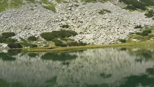 Flight Low Over Muratovo Lake 