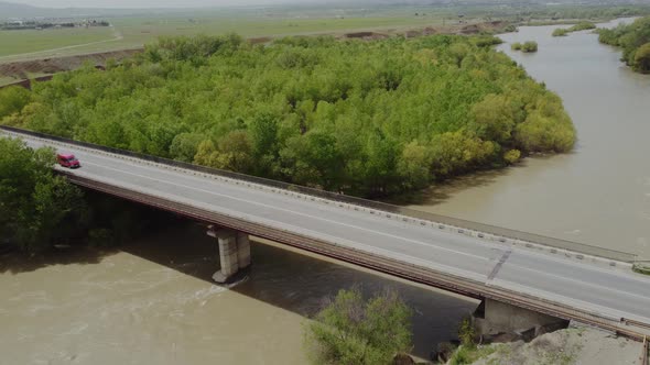 Bridge and Traffic Aerial