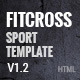 FitCross - Responsive Sport, Gym and Fitness Template - ThemeForest Item for Sale