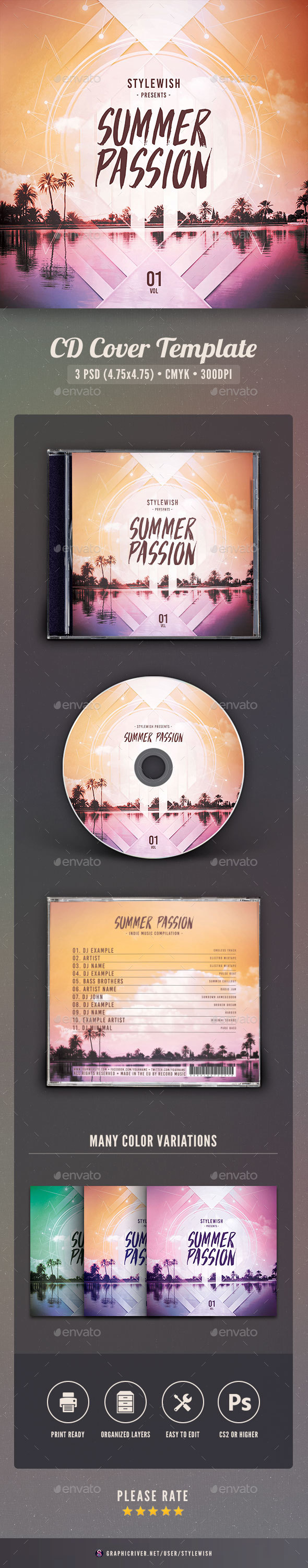 Cd Dvd Artwork Templates From Graphicriver