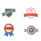 Banner and Ribbon Set Of Vector Illustration Style Colorful Flat Icons - GraphicRiver Item for Sale