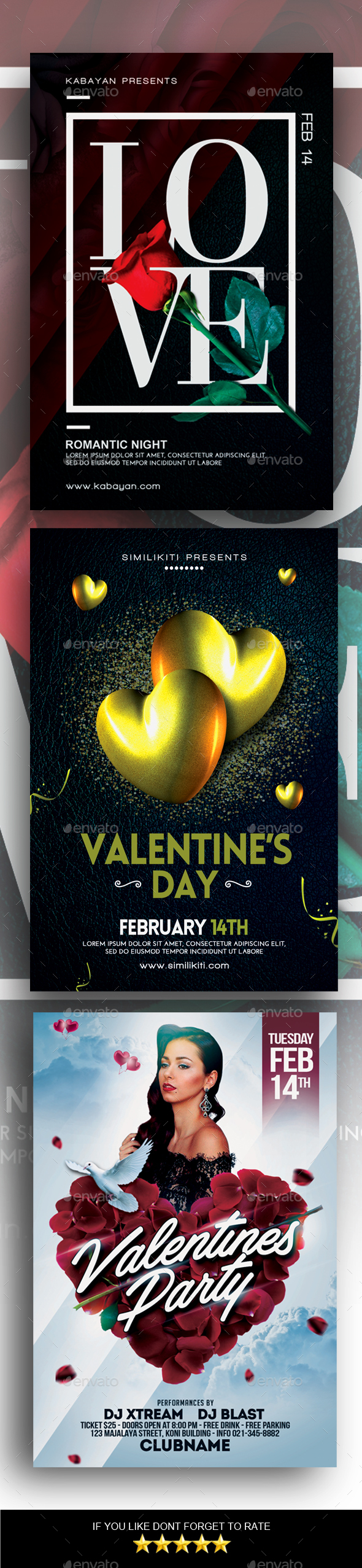 Valentines Flyer Bundle