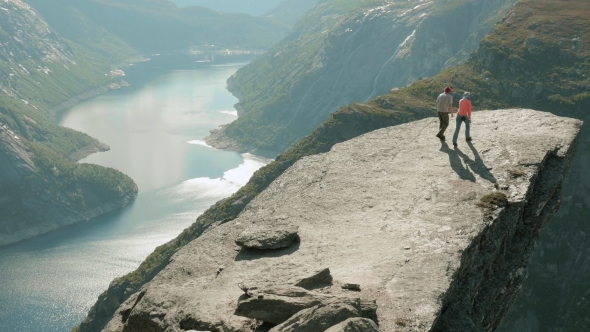 On the Trolltunga in the Norway