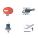 Car Icons and Transportation Icons Set Of Vector Illustration Style Colorful Flat Icons - GraphicRiver Item for Sale