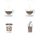 Coffee Cup Icons Set Of Drink Icons Vector Illustration Style Colorful Flat Icons - GraphicRiver Item for Sale