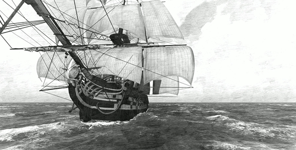 An Old Sailing Ship