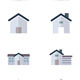 House Icons and Home Icons Set Of Building Icons Style Colorful Flat Icons - GraphicRiver Item for Sale