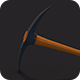 Low Poly Pickaxe v.1 - 3DOcean Item for Sale