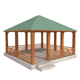 Wooden Shelter 04 - 3DOcean Item for Sale